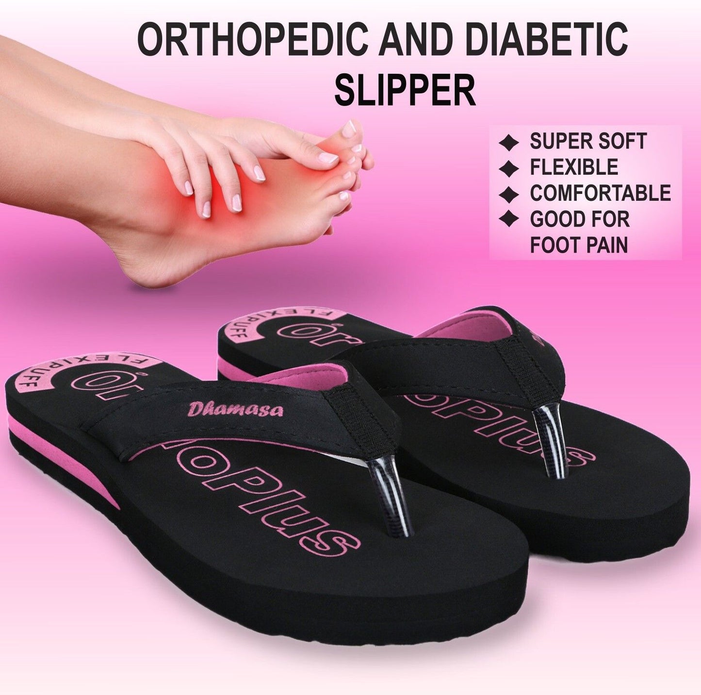 Dhamasa Women's Soft Sole Comfort Slippers