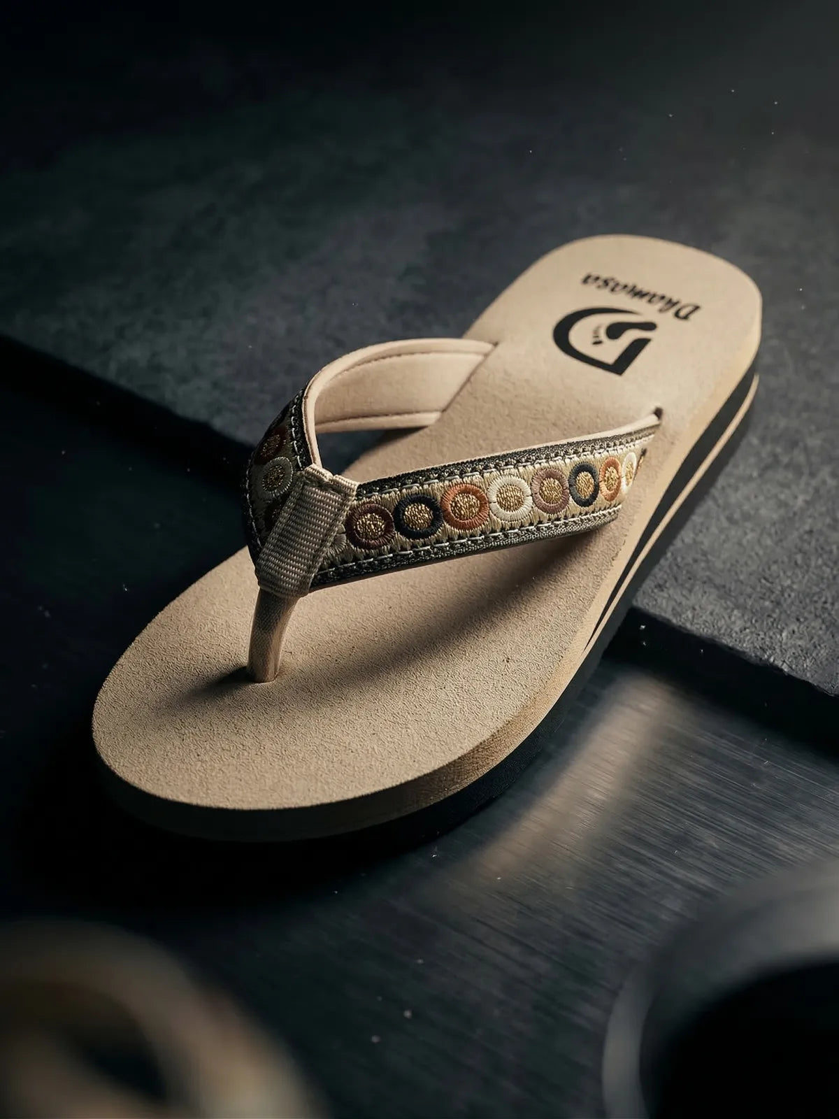 Dhamasa Embroidered Daily Wear Slippers for Women