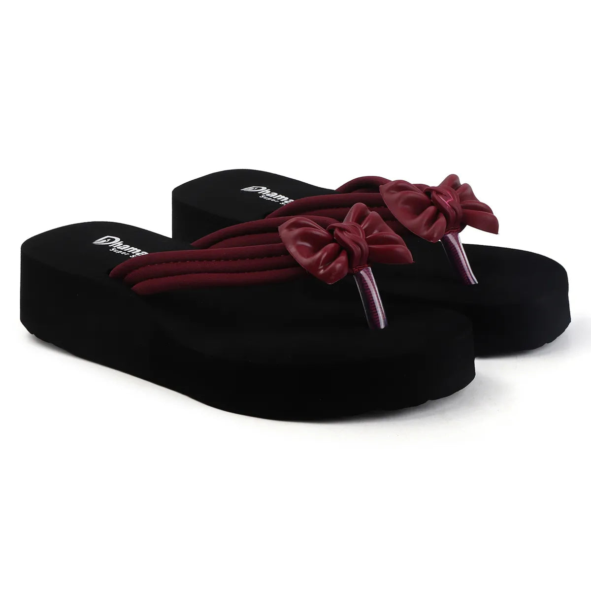 Dhamasa Elegant Bow Slippers for Girls & Women