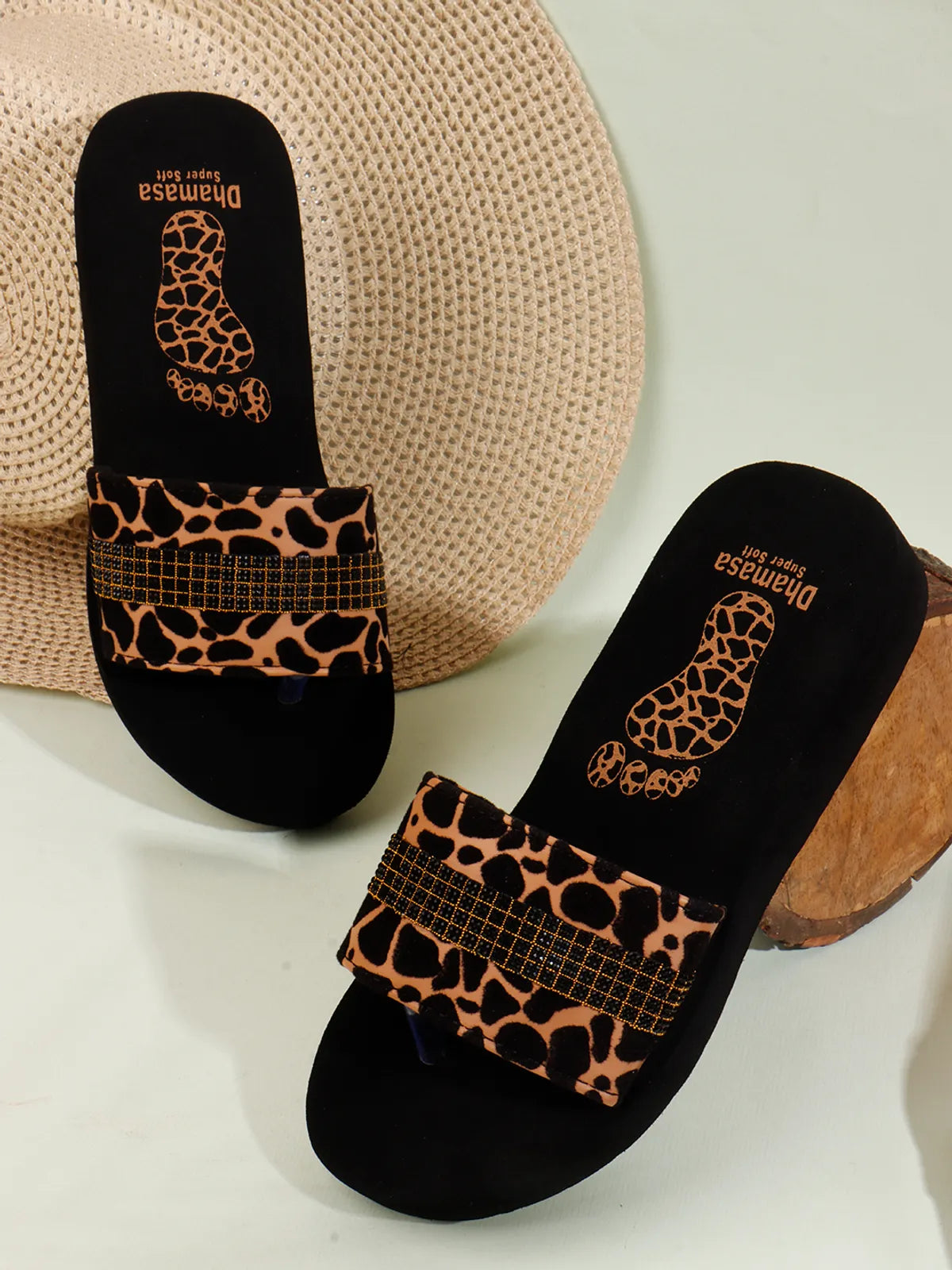 Dhamasa WildGlow Casual Sliders for Women