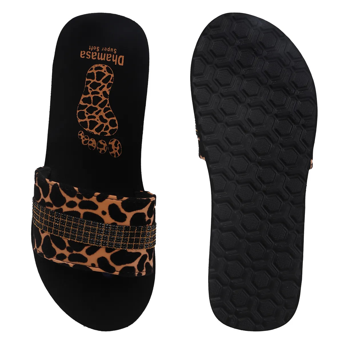 Dhamasa WildGlow Casual Sliders for Women