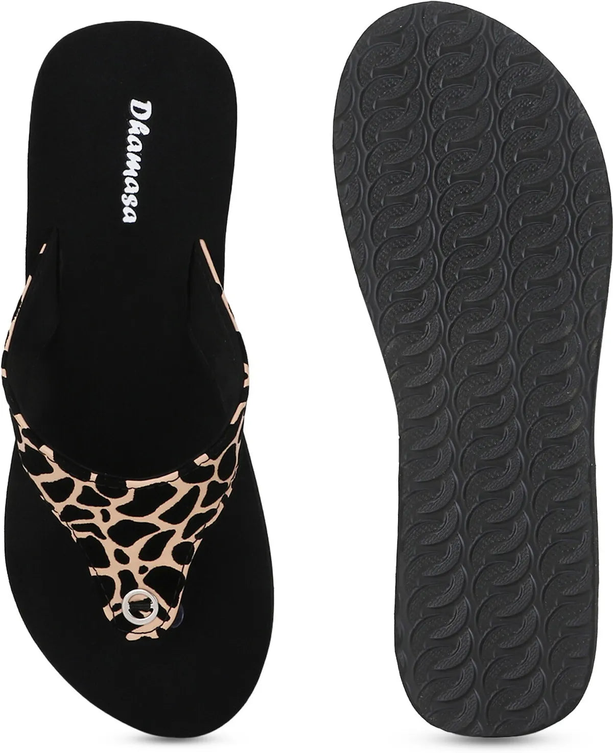 Dhamasa Women’s Cheetah Glow Wedge Slippers
